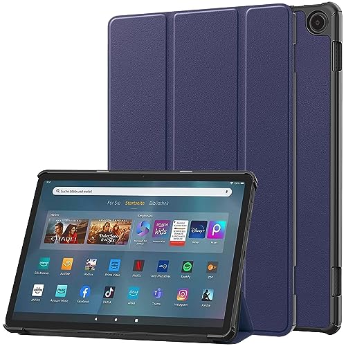 ODQQDO 11-Zoll-Tablet-Hülle 2023 Smart Case mit Auto Schlaf/Wach Ständer Schutzhülle Flip Cover,Nicht verfügbar für ipad 10.2(Navy Blue) von ODQQDO