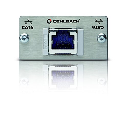 OEHLBACH PROIN MMT CAT 6 (Multimediaeinsatz für Netzwerk Cat6 mit Genderchanger, Aufputz, Unterputz) - 1 Stück von OEHLBACH