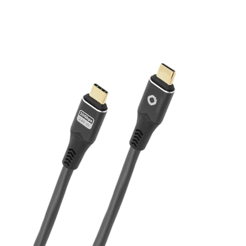 OEHLBACH USB Pulse CC - USB TYPE-C® Kabel - 20 Gbps Datenrate, 240 W Schnellladefunktion, TPE-Mantel, OFC Innenleiter, anthrazit – 3 m von OEHLBACH