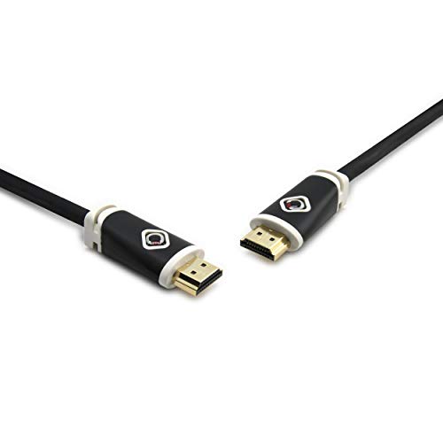 Oehlbach Easy Connect HS 150 - High Speed Ethernet HDMI Kabel - 4k Ultra HD 50/60Hz, 2160p, HDR, 3D, 18Gbit/s - OFC - 2,5m schwarz von OEHLBACH