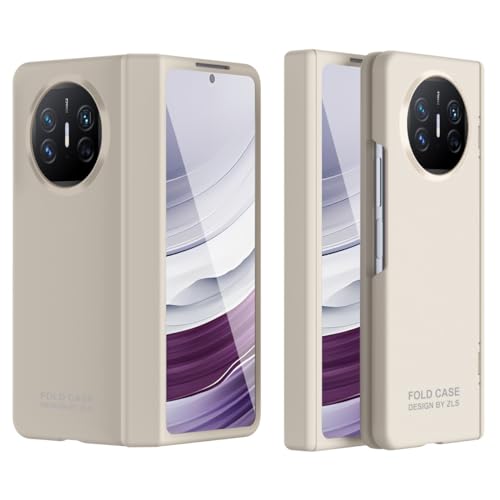 Filp Case-Telefonhalter Kompatibel mit Huawei Mate X5 Hülle mit integriertem Displayschutz, Scharnierschutz, Ganzkörper-Hart-PC, schlanke, stoßfeste Schutzhülle Compatible with Huawei Mate X5(White) von OEJROSKJ