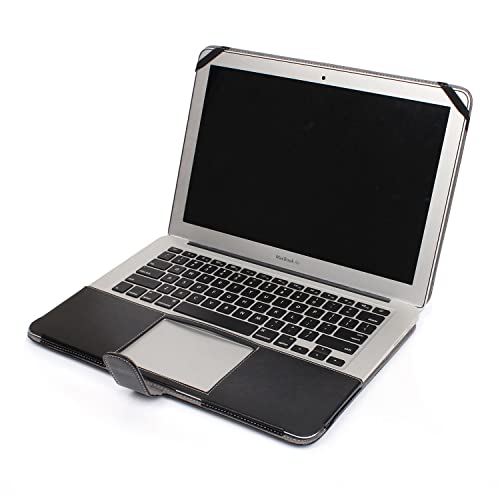 Tablet PC Tasche, Hülle Kompatibel mit MacBook Pro Retina 13 Zoll (Modelle: A1502 & A1425 Hülle, Premium Leder Schutzhülle Hülle Kompatibel mit MacBook Pro 13 Zoll Cover Skin(Black) von OEJROSKJ