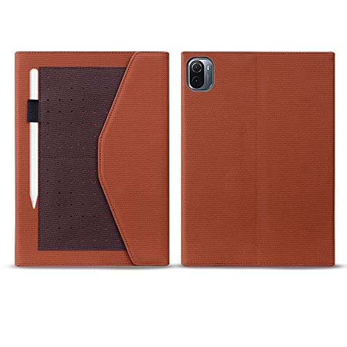 Tablet PC Tasche, Hülle Kompatibel mit Xiaomi Mi Pad 5/Mipad 5 Pro 11 Zoll 2021 Fall PU & TPU Tablet Case Kickstand Tablet Case Card Slot -Fall(Brown) von OEJROSKJ