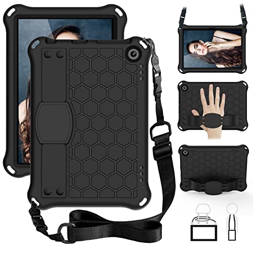 Tablet PC Tasche, Hülle Fall Compatible with Feuer HD 8 Kinder-Tablet Compatible with Feuer HD8 Plus (2020) Fall Eva Schaum-Abdeckung mit weichem beweglichem Handgriff Stoß- Umhüllen, w Schultergurt, von OEJROSKJ