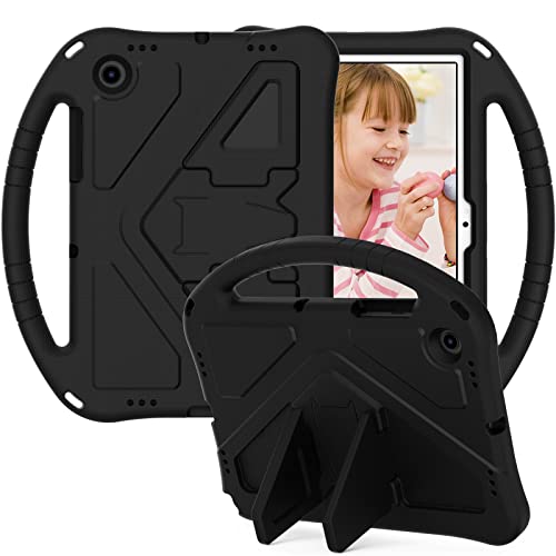 Tablet PC Tasche, Hülle Compatible with Kinderfall Compatible with Samsung Galaxy Tab A8 10,5 Zoll 2021 (SM-X200 / X205) Fall, Compatible with Kinder EVA Stoßdichte leichte dropfeste Tablet-Hülle(Blac von OEJROSKJ