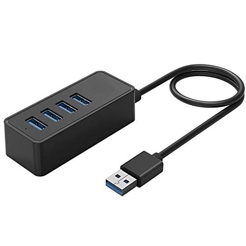 OFAY Hub 4 Port USB 3.0 Dockingstation Daten Hub Multiport Distributor für PC Laptop Tastatur Maus Drucker iOS (Mac) + Windows kompatibel,1m von OFAY