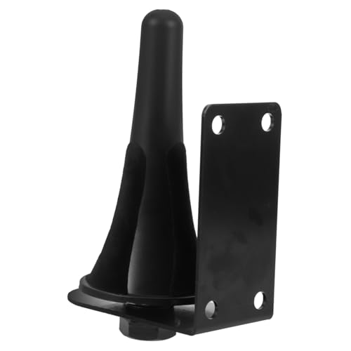 OFFIGAM Kleine Wandhalterung magnetische Haken Wandbügel Musik Notenständer Stand faltbar Trompetenständer Trompetenhalter Halter für Blasinstrumente Trompeten-Wandhalterung Metall Black von OFFIGAM