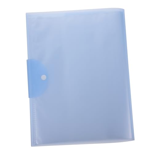 OFFSCH 1 Stück 40 Mappe Einfacher Dateispeicherordner Aktentasche Plaststic Erweiterbare Ordner Aktenordner Mit 40 Fächern A3-datei-organizer Taschen-organizer-beutel Papier Blue Plastik von OFFSCH