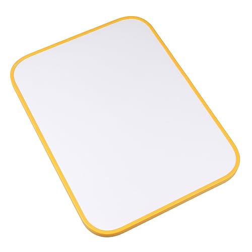 OFFSCH 1Stk abwischbares Zeichenbrett doppelseitiges Whiteboard Mini-Whiteboards Trockenlöschtafel kinder schreibtafel write board hängendes Whiteboard Magnetische Schreibtafel Yellow von OFFSCH