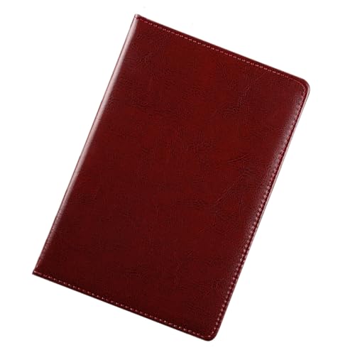 OFFSCH 1stk Business-notizbuch Hardcover-notizbuch Pu-retro-notizblock Bürozeitplan-notizbuch A5 Tagebuch Notizbuch Braunes Notizbuch Business-office-notizbuch A5-notizbuch Hörbuch Brown von OFFSCH