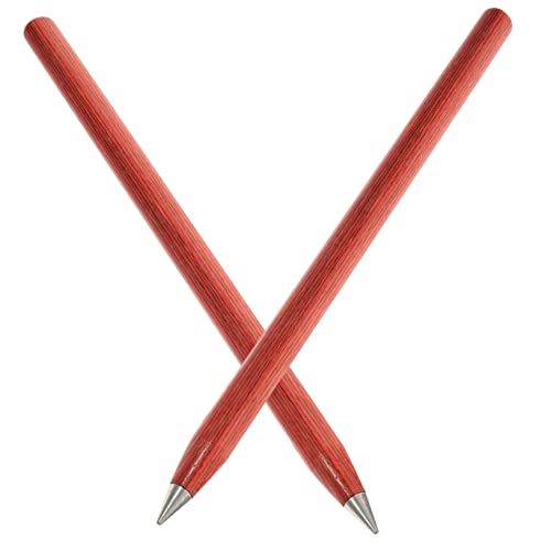 OFFSCH 2St Bleistift Zeichenstift Tintenloser Stift löschbare Stifte löschbarer Signierstift Skizzenstift s-pen pro schreibkladde Tragbare Schreibstifte Tragbare Malstifte Legierung Brown von OFFSCH