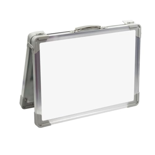 OFFSCH Desktop-whiteboard Mini-whiteboard Faltbares Whiteboard Magnetisches Whiteboard Tischstaffelei Whiteboard Trocken Abwischbar Mobile Trockenlöschtafel Aluminiumlegierung Weiß von OFFSCH