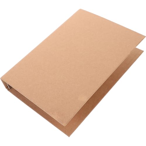 OFFSCH Loseblatt-Bucheinband aktenkoffer gestängetasche the notebook zudecken notizhefte noteboon Blindabdeckung Scrapbook-Ordner Binderabdeckungsschutz Notizblock-Hülle Kraftpapier Brown von OFFSCH