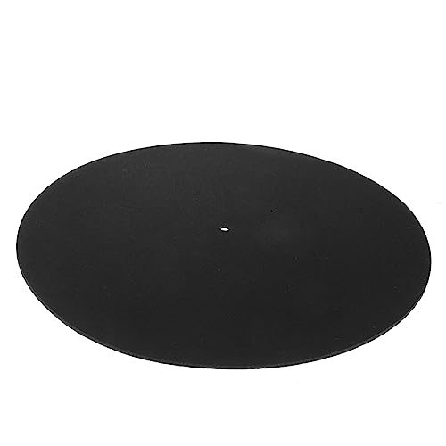 OFFSCH Matte für Aufzeichnung Plattenteller-Matte Schallplatten-Schutzmatte Rekordvorräte versenkte Plattenspielermatte Schutzmatte für Blockflöten Plattenspieler-Recorder-Slipmat gefühlt von OFFSCH