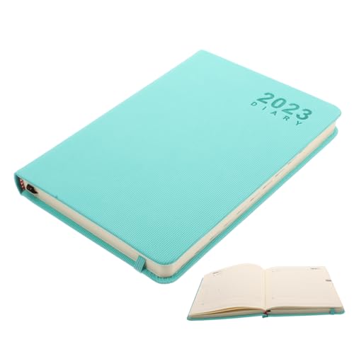 OFFSCH Notizbuch 2023 Agendaplaner 2023 notizbuch für zeitplan notizplaner the notebook noteboon Memoboard Planen Sie die Aufzeichnung von Notizblöcken Planungshandbuch Papier Sky-blue von OFFSCH