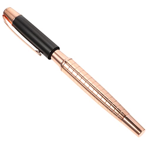 OFFSCH Stift Unterschreiben Tragbare Zeichenstifte Unterschrift Tintenstift Multifunktions-business-stift Büro-gelstift Schreibwaren Stift Gelstift Mit Feiner Spitze Rose Gold Metall von OFFSCH