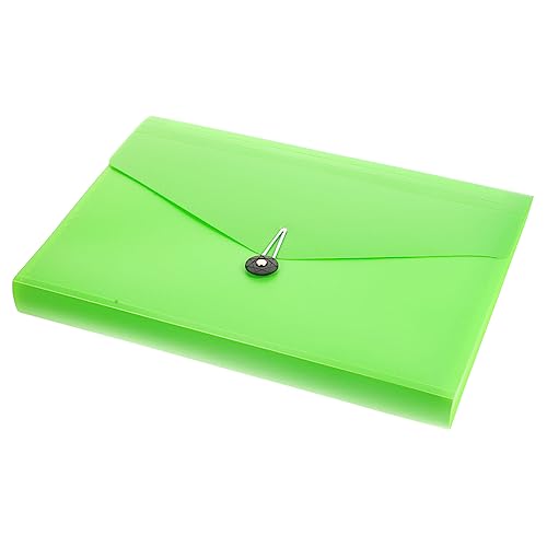 OFFSCH Test Papier Clip Orgel Tasche Papier-organizer-ordner Datei-organizer Mit Großer Kapazität Geldschein-organizer Mit Taschen Mehrlagige Aktentasche Ordner Aus Papier Pp Green von OFFSCH