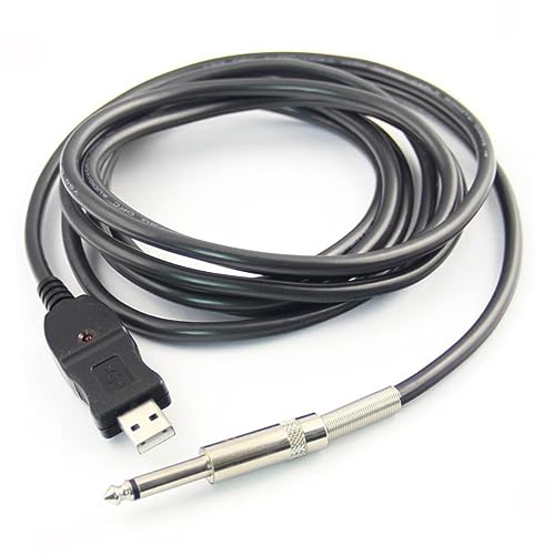 OFFSCH Usb-gitarren-link-kabel Gitarrenkabel Usb-stecker-adapter C Usb-kabel Bassgitarre Gitarre Usb Kabel Usb-adapter Gitarren Kabel Adapter Black von OFFSCH