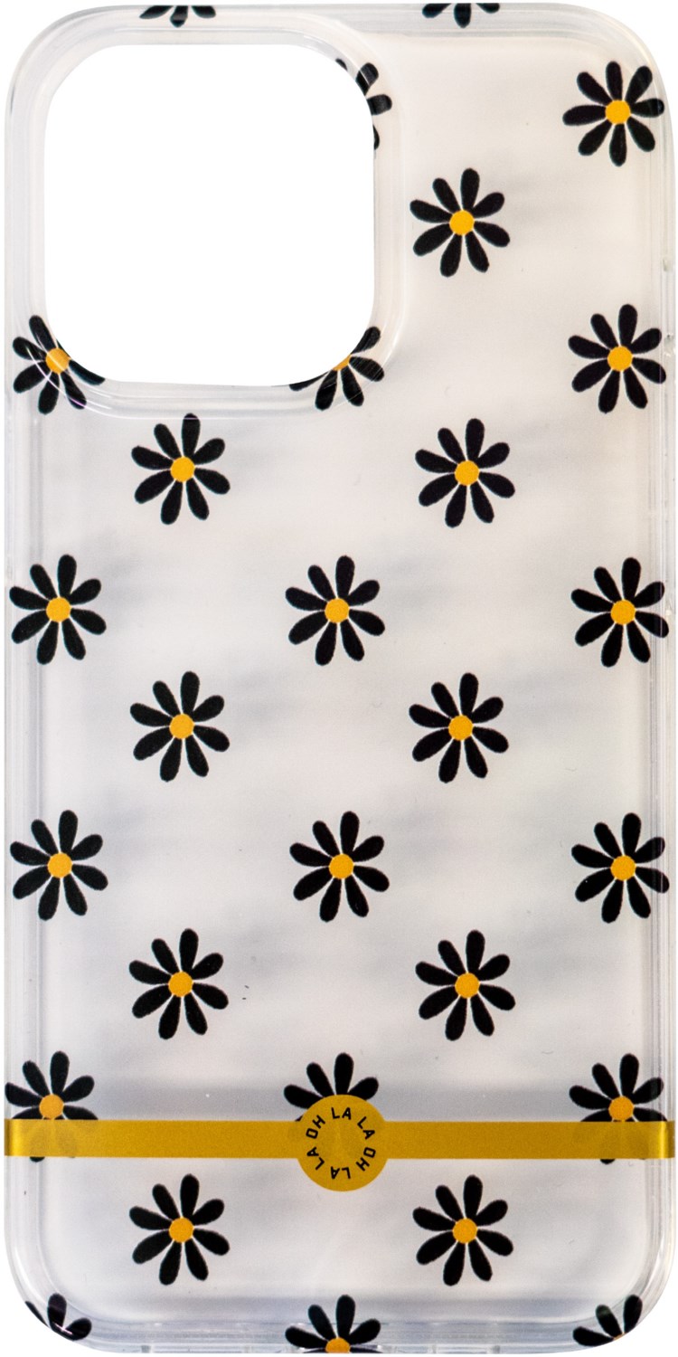 Design Back Cover Black Flowers für iPhone 13 Pro von OHLALA!