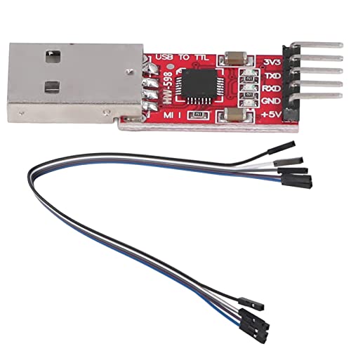 STC-Downloader, USB-auf-TTL-Modul Mini-Reset-Signalausgang Selbstwiederherstellung Sicherung DC 3,3-5V Transceiver-Anzeige männlicher Kopf für Motherboards für OS X von OKAT