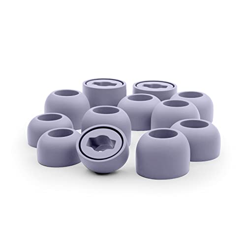 Okuli 12 x Silikon Ohrstöpsel Ohrhörer Gummi Tipps Für Samsung Galaxy Buds Pro 1 Kopfhörer Ohrhörer in Lila von OKULI