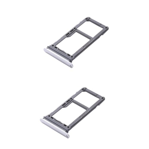 OKUMEYR 2St SIM-Tray für s8 Ersatzteile für Mobiltelefone SIM Karte Kartenfach SIM-Kartenfach s8-Fach s8 Einzelkarte SIM-Steckplatz SIM-Fach Weiß von OKUMEYR