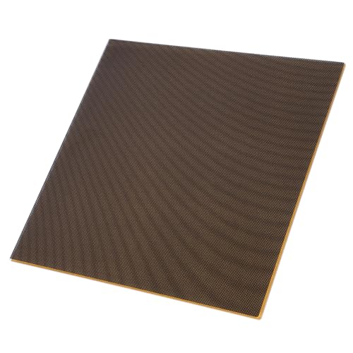 OKUMEYR Druckplattform Bett Für 3d-drucker Bett Aus Glas Glasgrundplatte Glasbett Für Drucker Bauplatte Für Das Druckerbett 3d Drucker Glasbett Glasbett-bauplatte Gitterglas Black von OKUMEYR