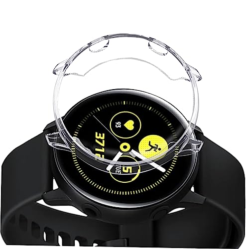 OKUMEYR TPU Schutzhülle Für Watch Active Transparent Ultradünn Stoßfest Kratzfest Einfacher Zugang Zu Funktionen Idealer Uhren Schutz Und Perfekte Passform von OKUMEYR