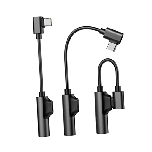 OKUMEYR Typc-Kabel Typ-C-Adapterkabel Kopfhöreradapter Audio-Kopfhörer-Adapter Typ-C-Kopfhörer-Aux-Audio Ladekabel Typ-C-Audioadapter USB C Kopfhörer Adapter Typ-C-Adapter 3,5 mm Black von OKUMEYR