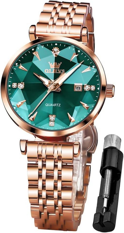 OLEVS Japanische Quarzwerke Watch, mit Exquisite Eleganz Design, Präzision und zeitlose Schönheit vereint von OLEVS