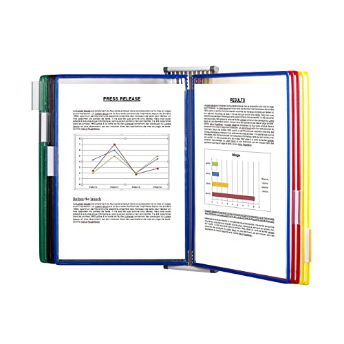OLSDXAWQ, Katalog-Präsentationsständer, 10 doppelseitige Paneele, Wandreferenzsystem – 20 Blatt Kapazität Deluxe-Katalog-Präsentationsständer – Letter-Format OLSDXAWQ, Katalog-Präsentationsständer, 10 doppelseitige Paneele, Wandreferenzsystem – 20 Blatt Kapazität Deluxe-Katalog-Präsentationsständer – Letter-Format von OLSDXAWQ
