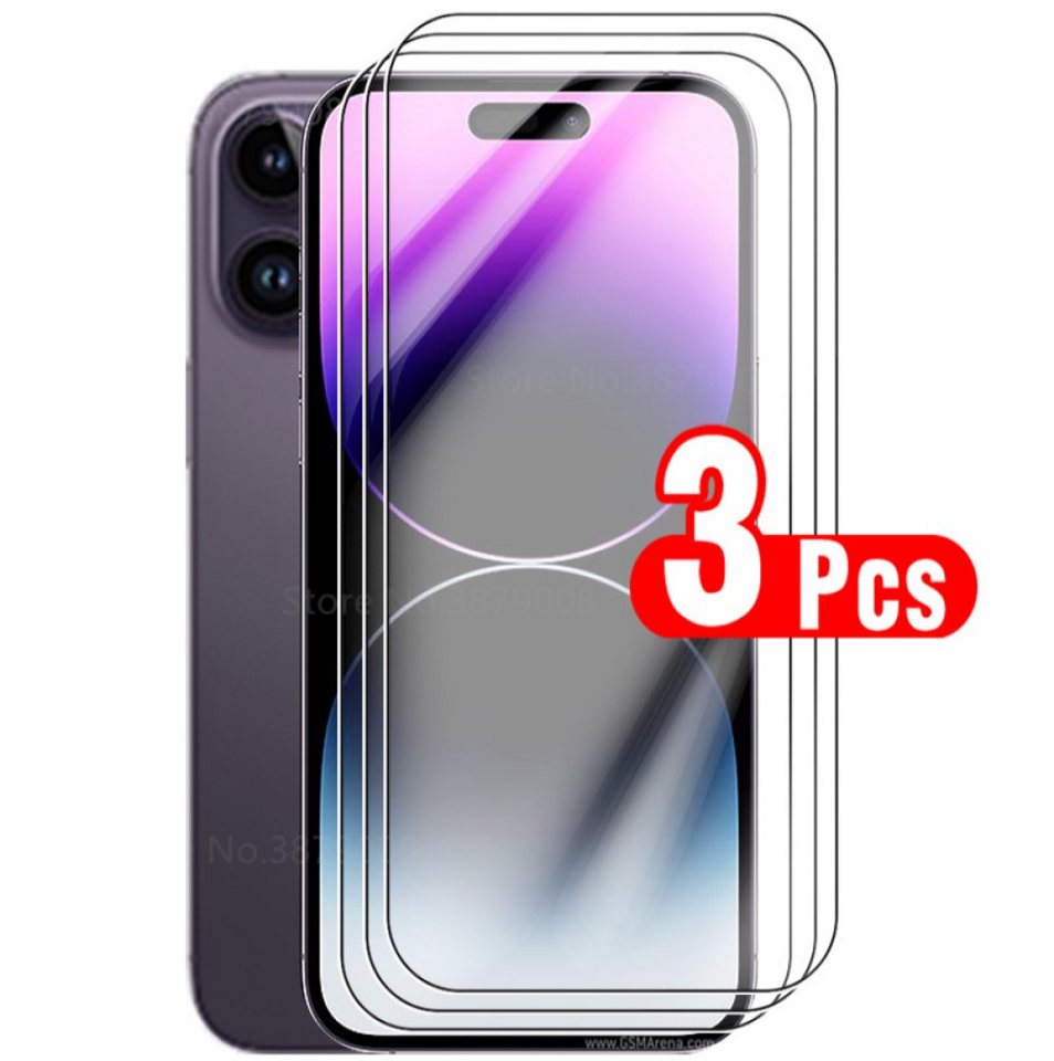 OLi Displayschutzglas 3 X Stück für IPhone 16 Pro Max Panzer Schutz Displayschutzglas für IPhone 16 Pro Max, Spar-Set, 3 Stück, Kratzerfest, Anti-Fingerabdruck von OLi