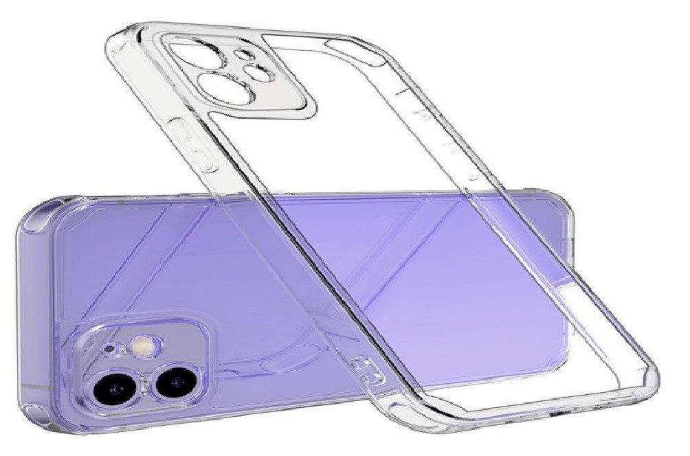 OLi Handyhülle Transparent Hart Silikonhülle Diamond Serie Unzerstörbar für iPhone 11 6,1 Zoll, Hart Silikon Bietet mehr Schutz gegen Stoß & Bildungsfrei von OLi