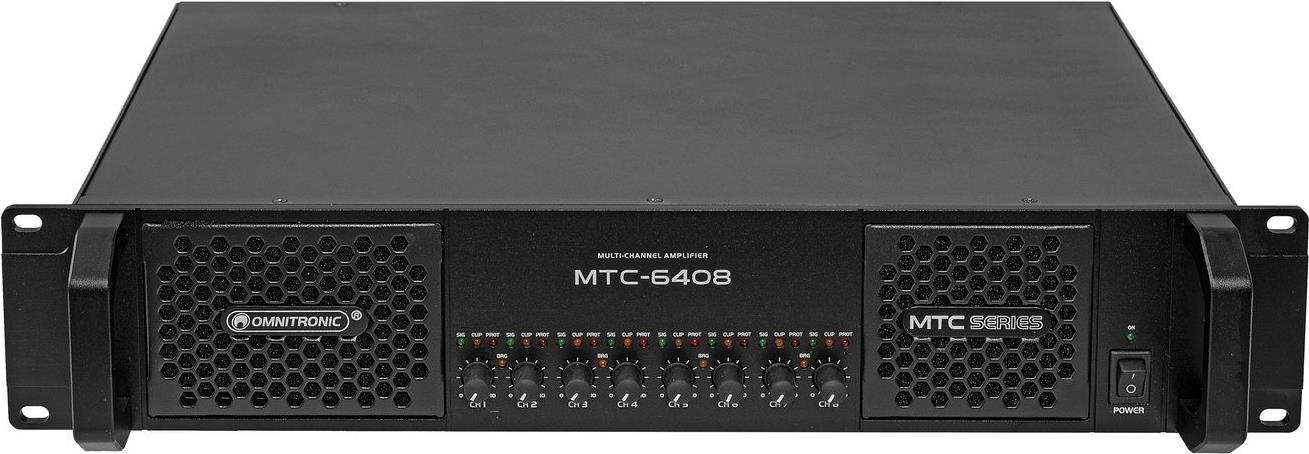 OMNITRONIC MTC-6408 8-Kanal Endstufe (10452435) von OMNITRONIC