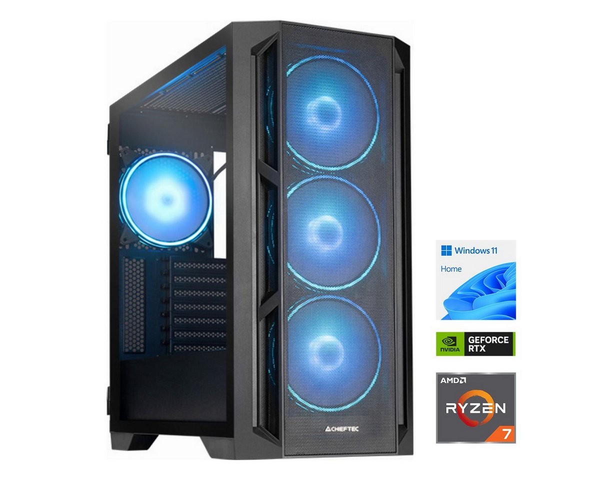 ONE GAMING MP PC 13 Gaming-PC (AMD Ryzen 7 5800X, GeForce RTX 4060, 1000 GB SSD, Wasserkühlung) von ONE GAMING