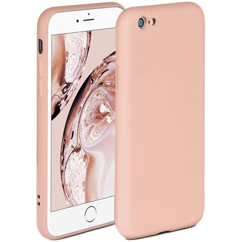 ONEFLOW Soft Case für iPhone 6s / iPhone 6 Hülle aus Silikon mit Kameraschutz, Silikonhülle mit erhöhtem Schutz fürs Display, Backcover Schutzhülle, weiche Handyhülle, Rosa von ONEFLOW