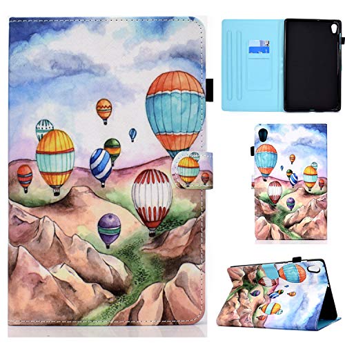 ONETHEFUL hülle Book Cover Etui für Lenovo Tab M10 HD (2nd Gen) 10.1" 2020 TB-X306X TB-X306F Schutzhülle PU Leder Tablet Tasche Case Huelle mit Ständer - Ballon von ONETHEFUL