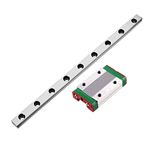 ONLISUM MGN9H 100mm 1 Stücke Mini Linearführung mit 1 Stück MGN9H Lagerkissen Blöcke für DIY 3D Drucker und CNC-Maschine Fräsmaschinen von ONLISUM