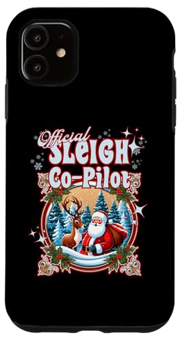 Hülle für iPhone 11 Offizielles Schlitten-Co-Pilot-Weihnachtsgeschenk, Rentier und Geschenke von OORT 33 production