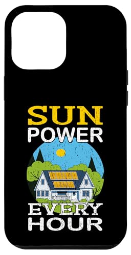 Hülle für iPhone 12 Pro Max SONNENENERGIE JEDE STUNDE Sonnenenergie, saubere Energie, Sonnenkollektoren von OORT 33 production