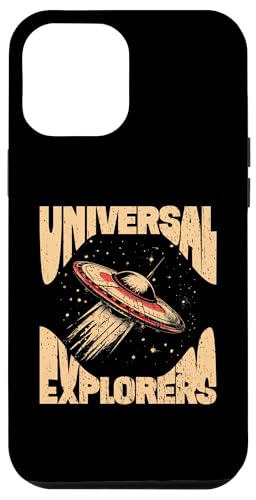 Hülle für iPhone 12 Pro Max UNIVERSAL EXPLORERS Alien UFO Weltraumforschung, Weltraumliebhaber von OORT 33 production