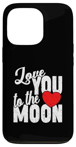 Hülle für iPhone 13 Pro ICH LIEBE DICH BIS ZUM MOND Liebespaare zum Valentinstag von OORT 33 production