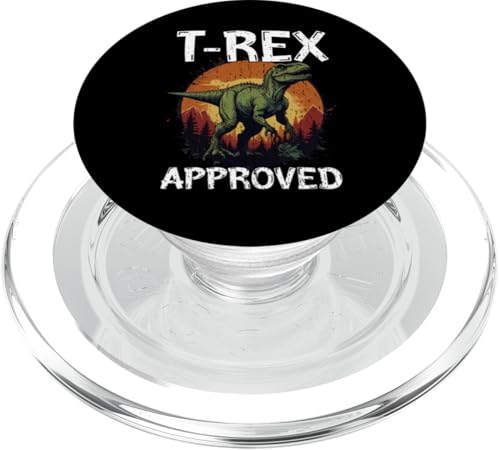 T-REX-zugelassener Dinosaurier Tyrannosaurus Rex prähistorische Eidechsen PopSockets PopGrip für MagSafe von OORT 33 production