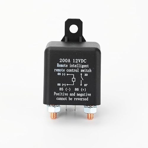 120A 200A High Current Relay 12V 24V Battery Relay Switch Dual Remote Car Battery Disconnect Relay Shut Off Switch Isolator(120A 24V 1 Remote) von OOYIALET