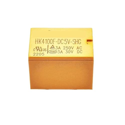 50PCS Relays HK4100F-DC3V DC5V DC9V DC12V DC24V-SHG 6PIN 3A/250VAC 3A/30VDC Power relay(HK4100F-DC12V-SHG) von OOYIALET