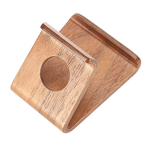 OPPWONG Holz-Telefonständer, Tablet-Halter, Holz-Telefonständer, Schreibtisch-Tablet-Halter, Tragbarer Handy-Ständer, Holz-Handy-Ständer für Schreibtisch (Nussbaum) von OPPWONG