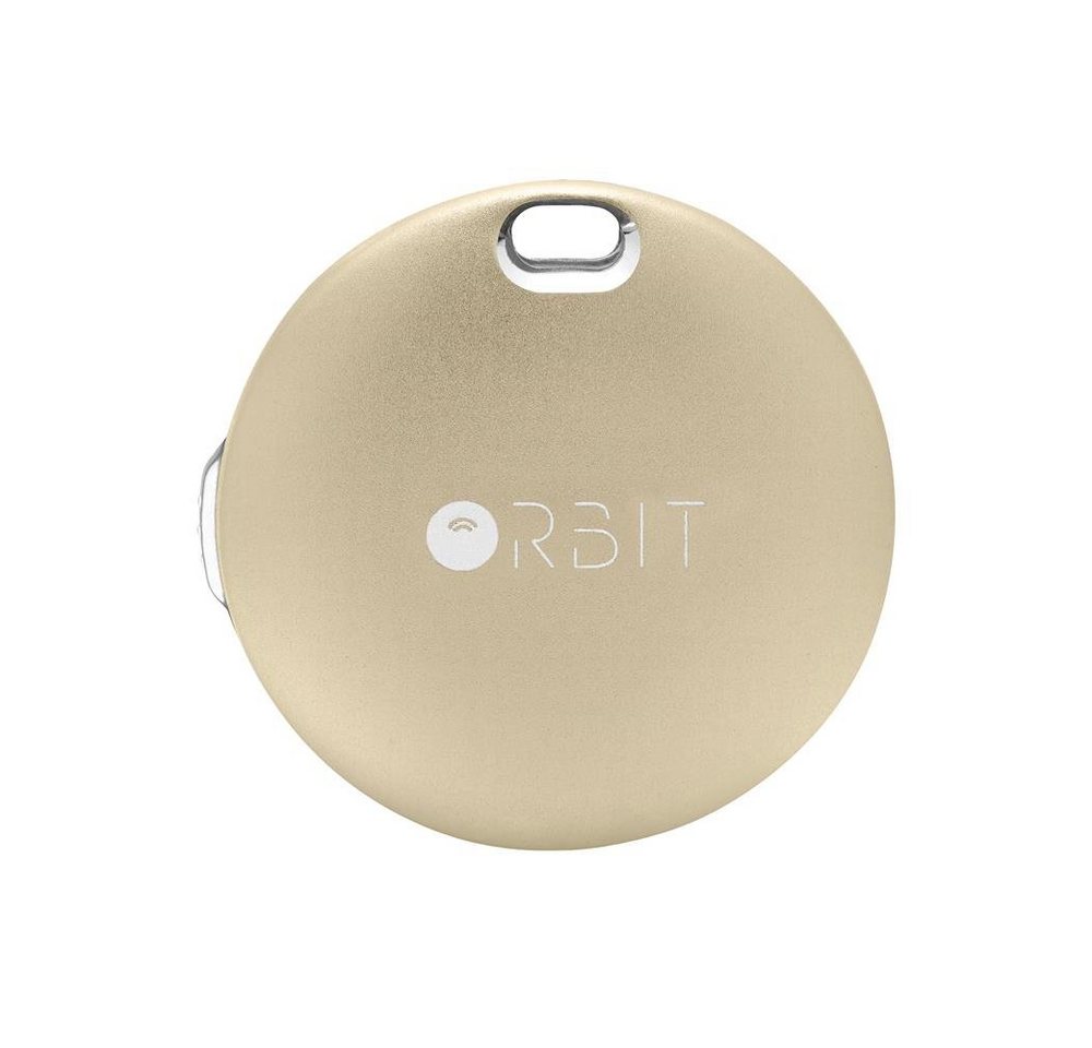 ORBIT Key Finder GPS-Tracker (Bluetooth, Schlüsselfinder mit Selfie-Fernbedienung, Wasserdicht, gold) von ORBIT