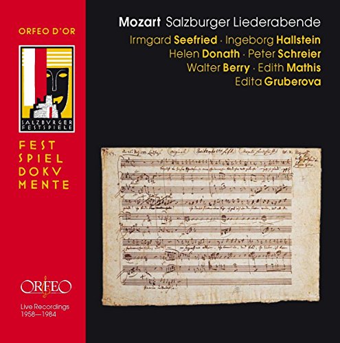 Mozart-Lieder:Salzburg 1958-1984 von ORFEO - GERMANIA