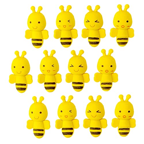 ORFOFE 36st Biene Radiergummi Radiergummis Für Kinder Bulk Bleistifte Für Kinder Massenspielzeug Für Kinder Lernspielzeug Für Party Bevorzugt Radiergummis Kinder Malen Radiergummis Yellow von ORFOFE