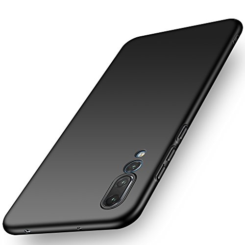 ORNARTO P20 Pro Hülle für Huawei P20 Pro, Ultra Dünn Schlank Stoßfest, Anti-Scratch FeinMatt Einfach Handyhülle Abdeckung Stoßstange Hardcase für Huawei P20 Pro(2018) 6.1' Schwarz von ORNARTO